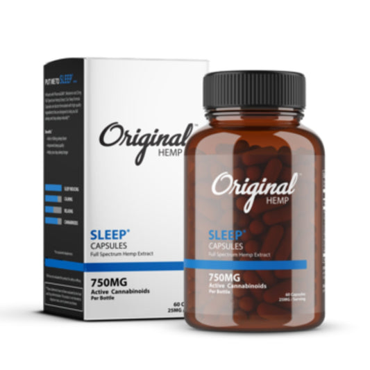 Original Hemp Capsules - 750mg 750mg / Sleep