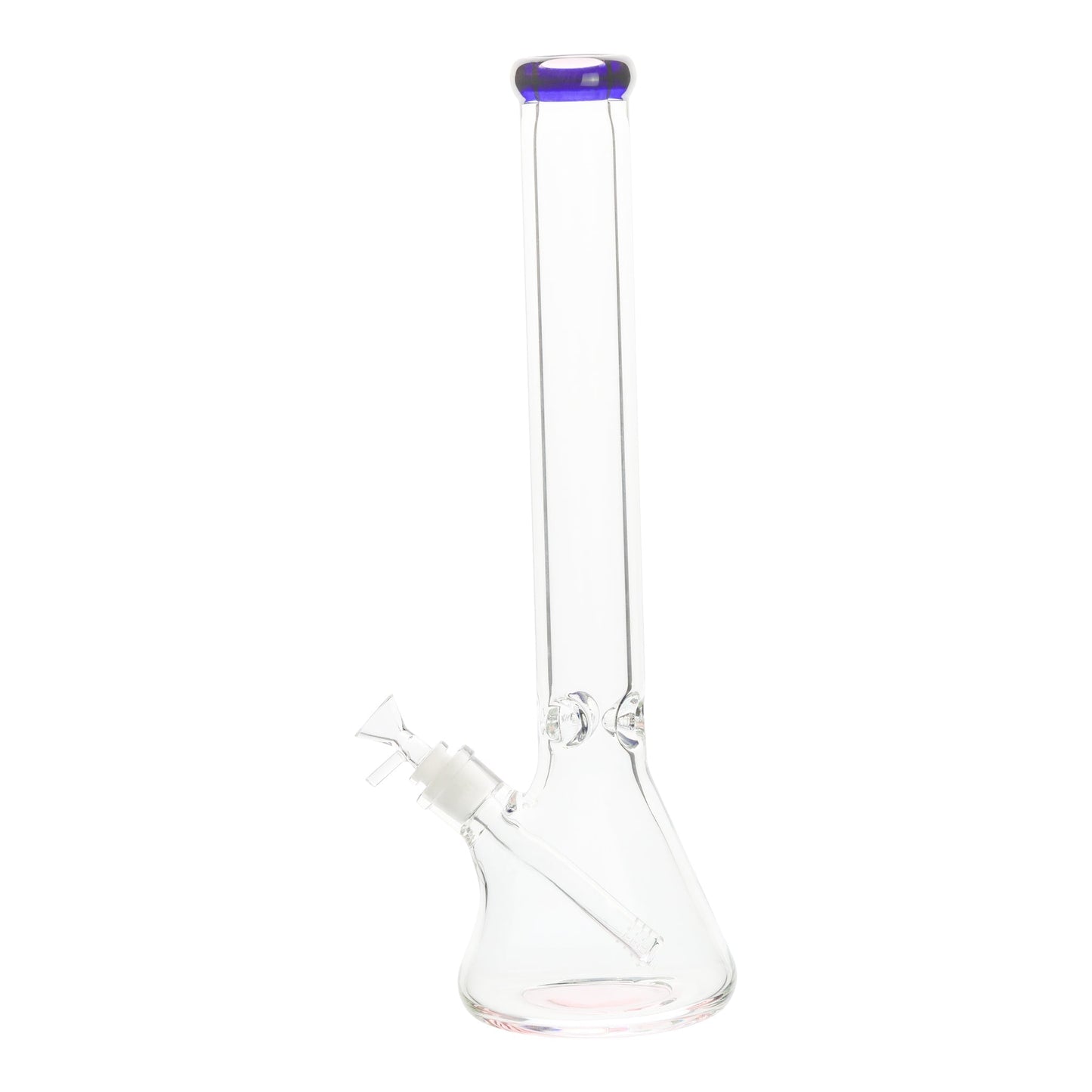 Pink Ink Spotted Beaker Bong - 18in