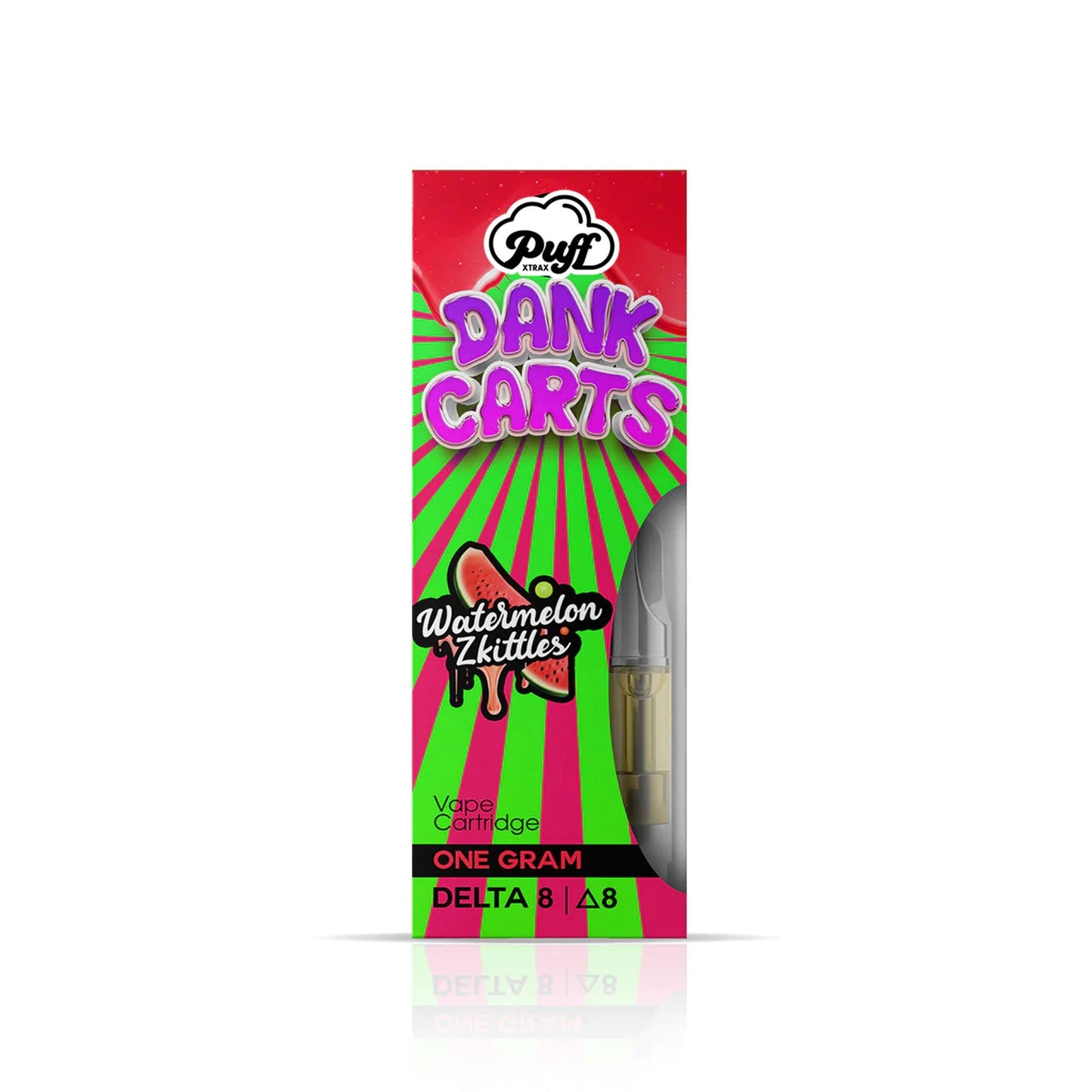 Puff Delta 8 Dank Cartridge - 1000mg Watermelon Skittlez