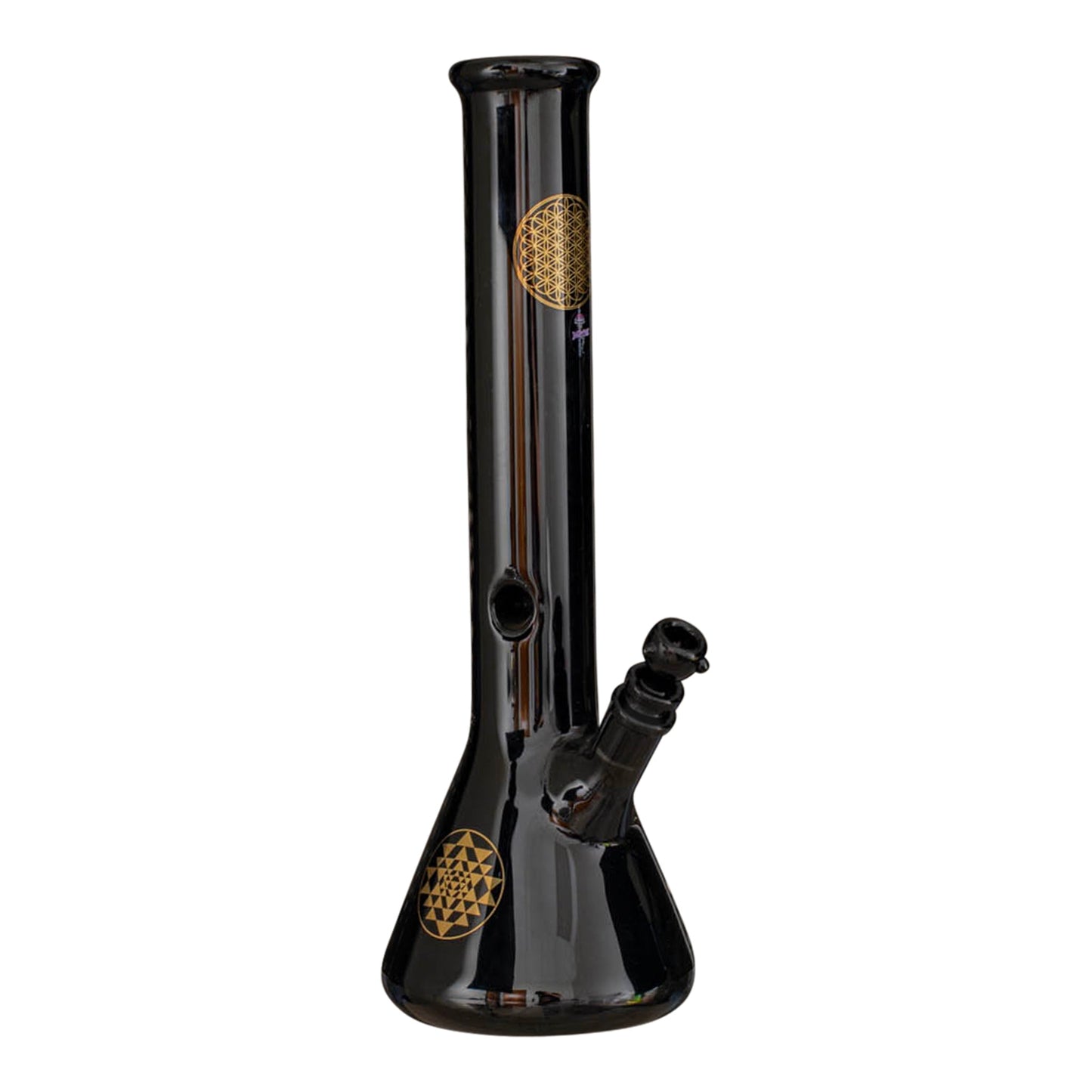 Sacred Geometry Beaker Bong - 15in