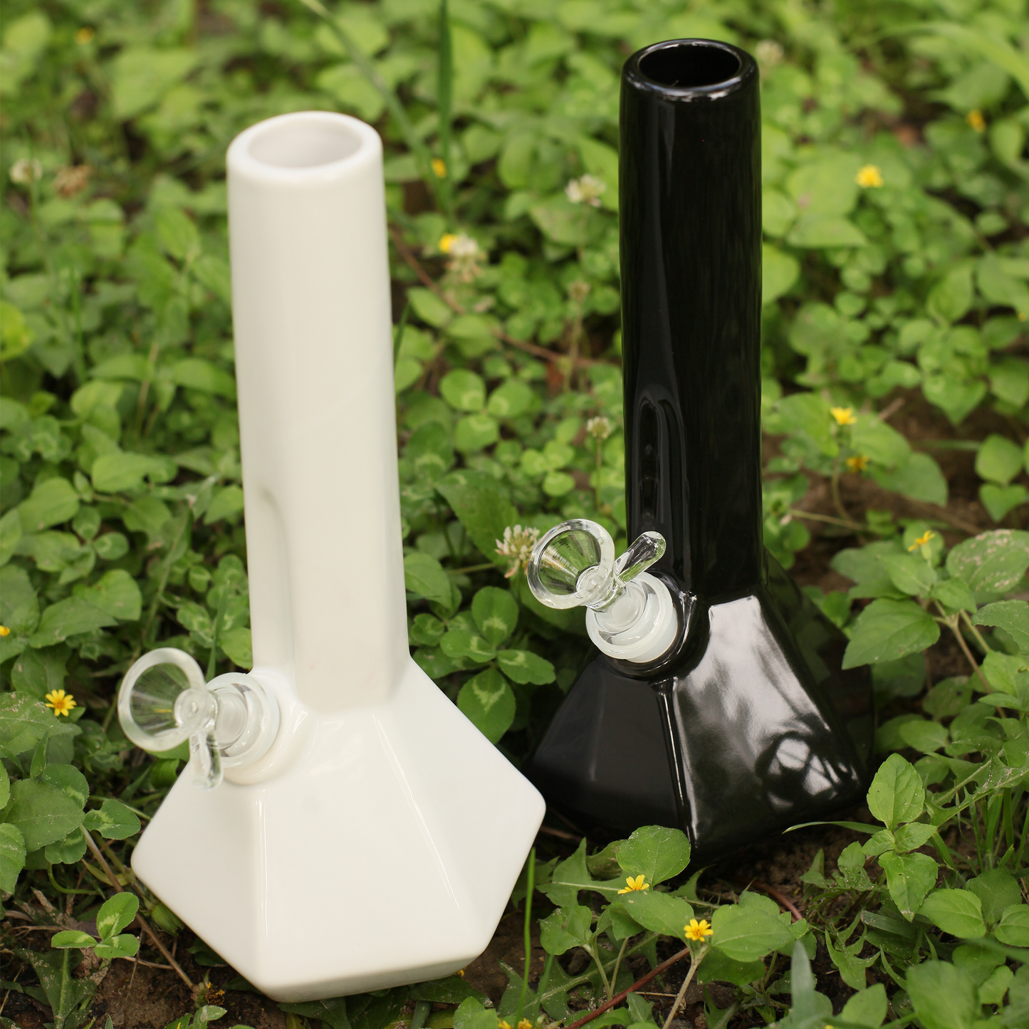 Solid Hexagonal Bong - 10in
