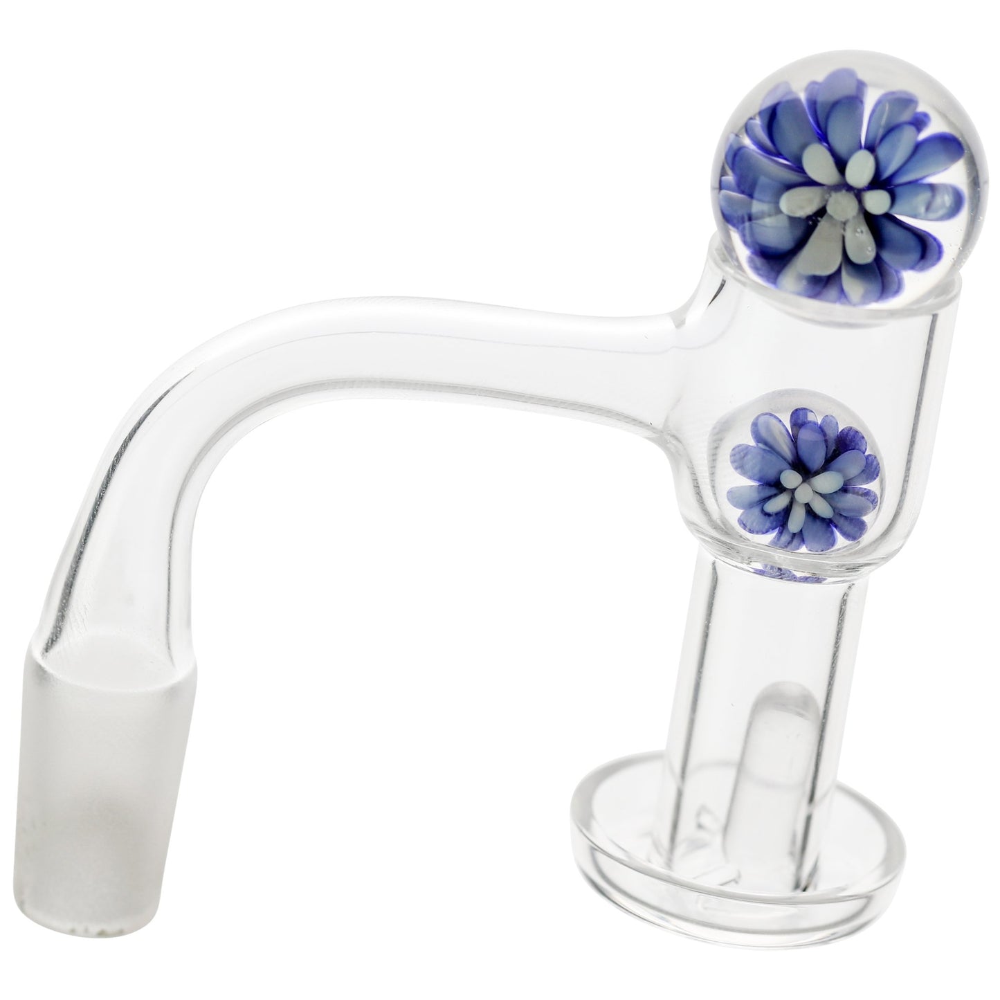Terp Vacuum Male Quartz Banger Floral Set - 5in