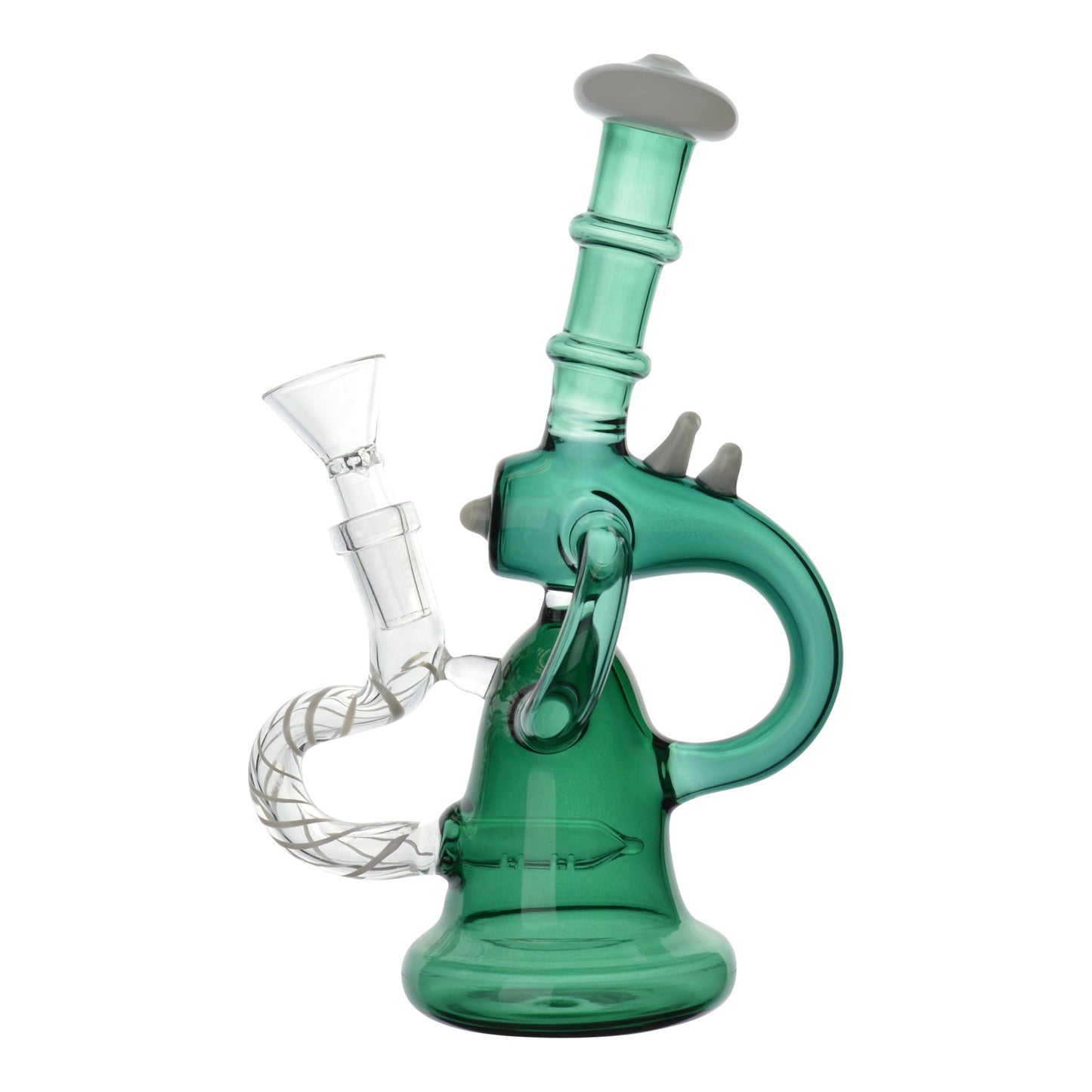 The Green Dripper Bong - 8in