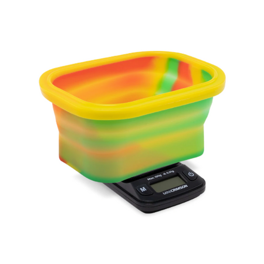 TruWeigh Mini Crimson Collapsible Bowl Scale Rasta