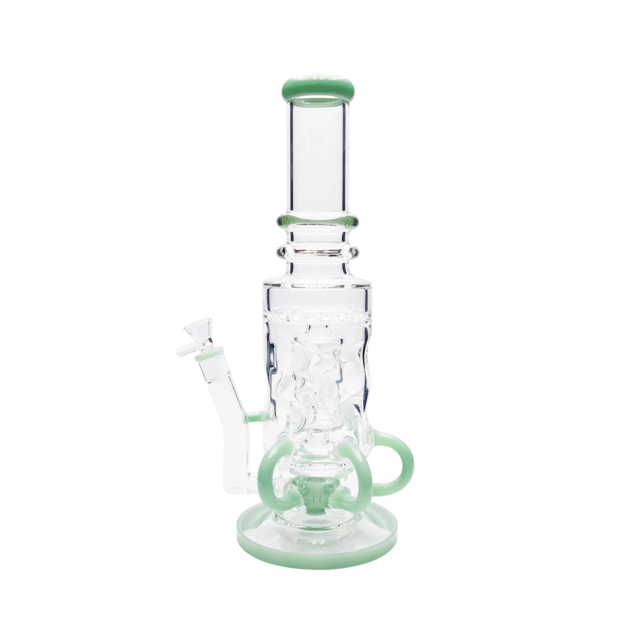 Tubular Swiss Perc Bong 15in Everything 420