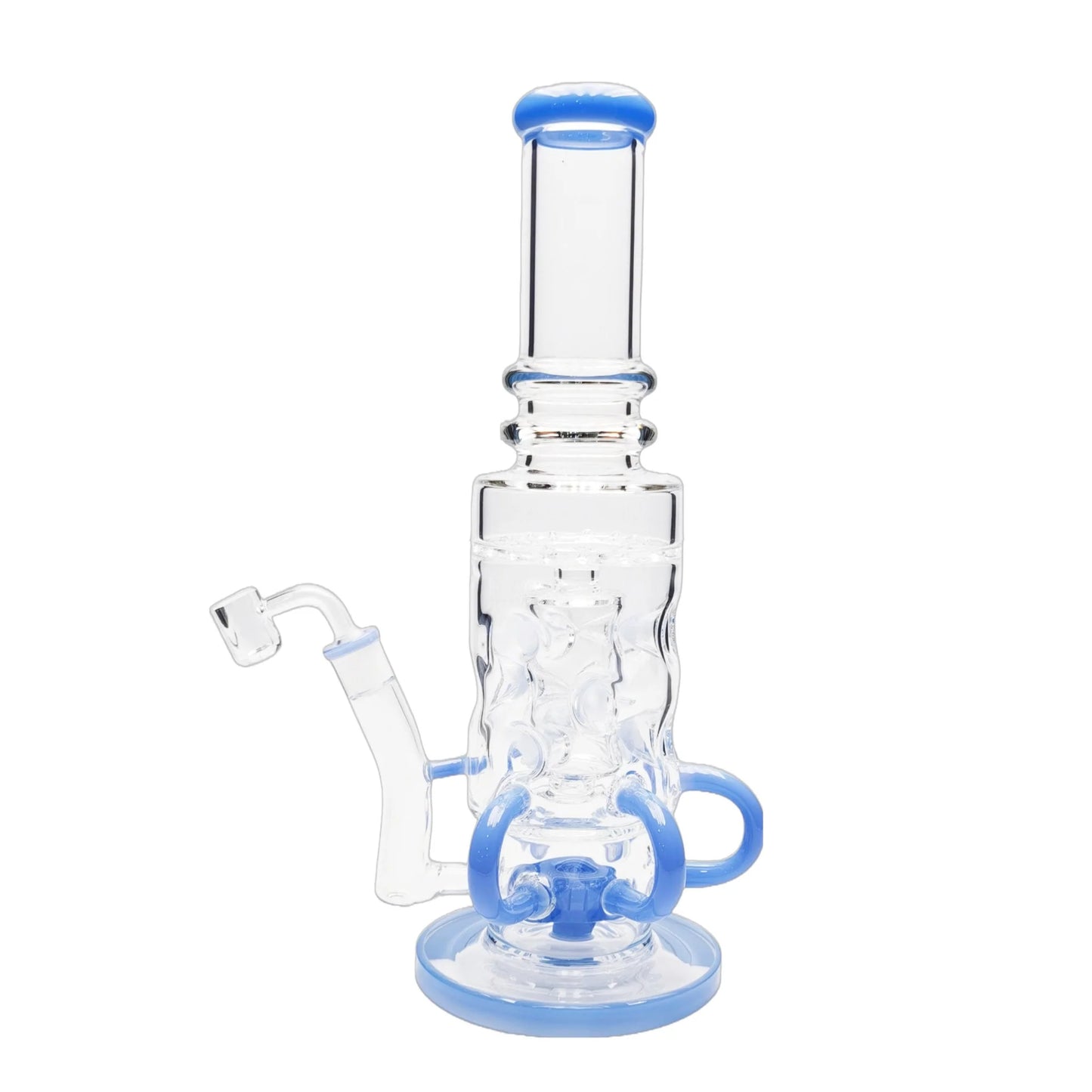 Tubular Swiss Perc Bong - 15in