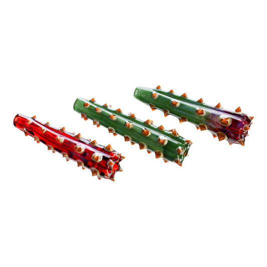 Unparalleled Glass Cactus Chillum - 4in