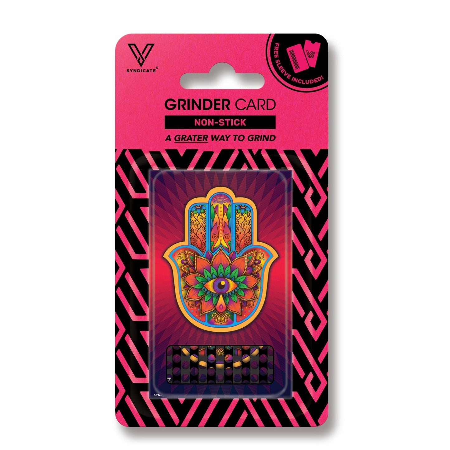 V Syndicate Hamsa Nonstick Grinder Card