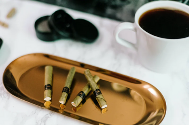 metal ashtray