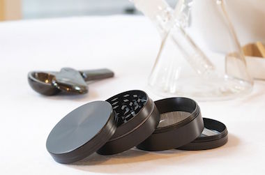 black weed grinder