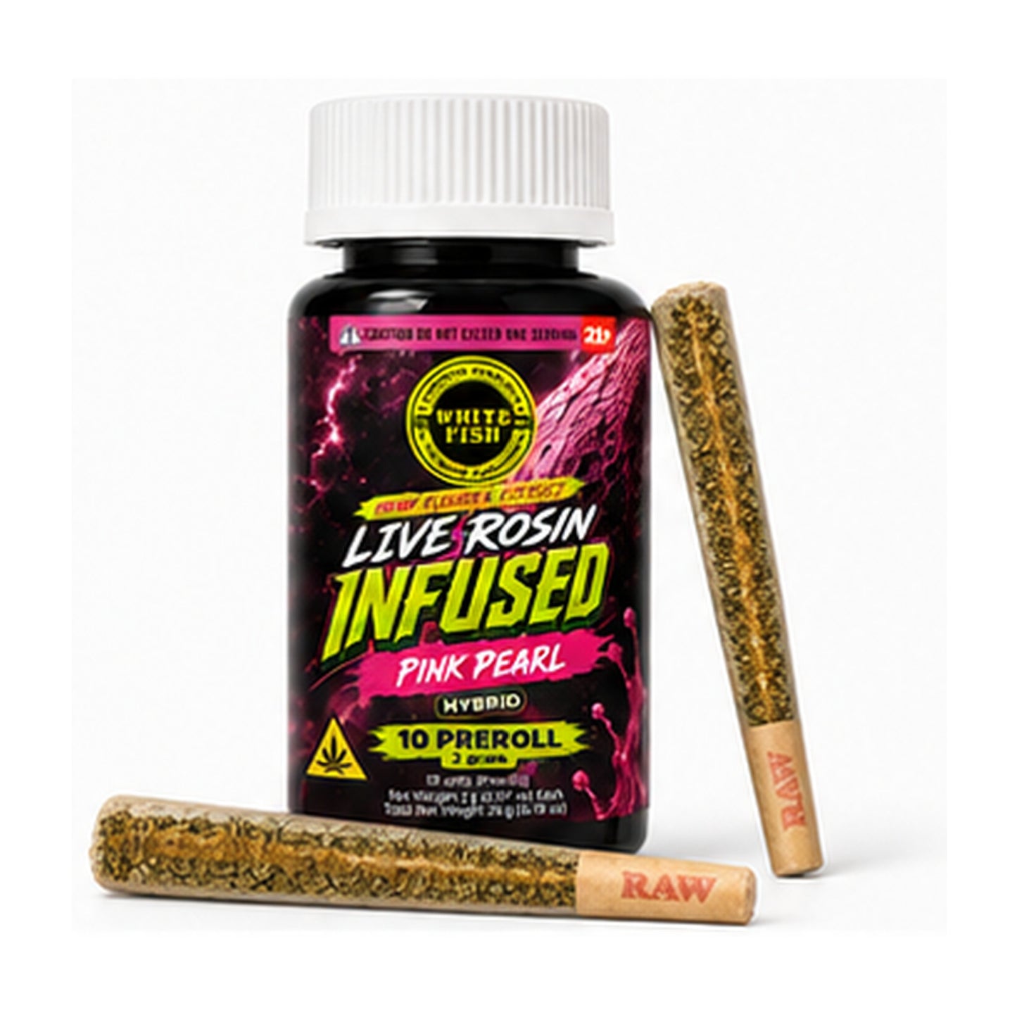 White Fish Live Rosin Infused Hashhole 2g - 10ct (20g)