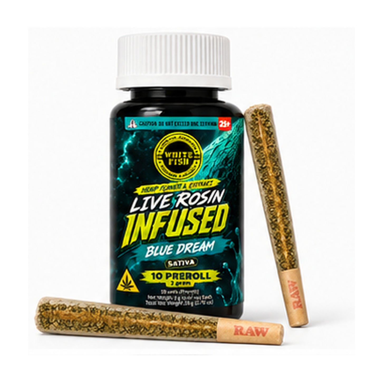 White Fish Live Rosin Infused Hashhole 2g - 10ct (20g)