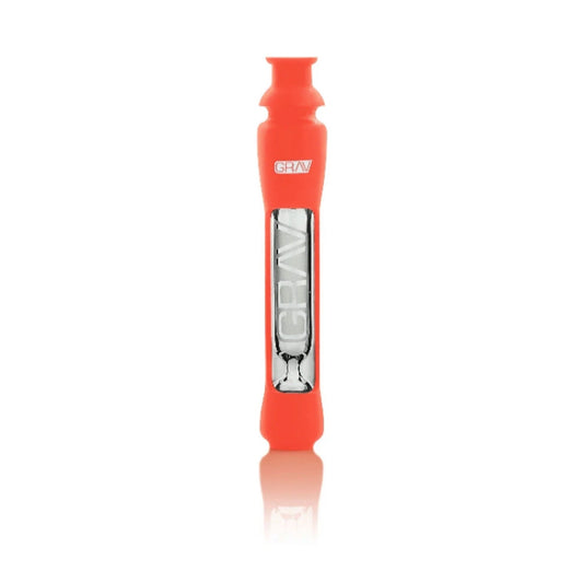 12mm GRAV Taster with Silicone Skin - 4in Orange