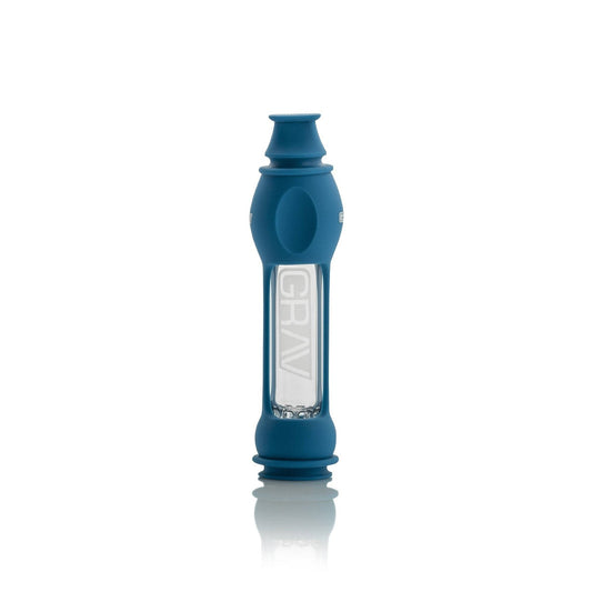16mm GRAV Octo-taster with Silicone Skin - 4in Blue