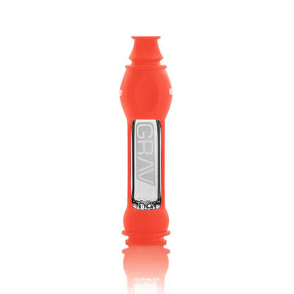 16mm GRAV Octo-taster with Silicone Skin - 4in Orange