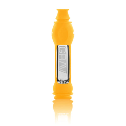 16mm GRAV Octo-taster with Silicone Skin - 4in Yellow