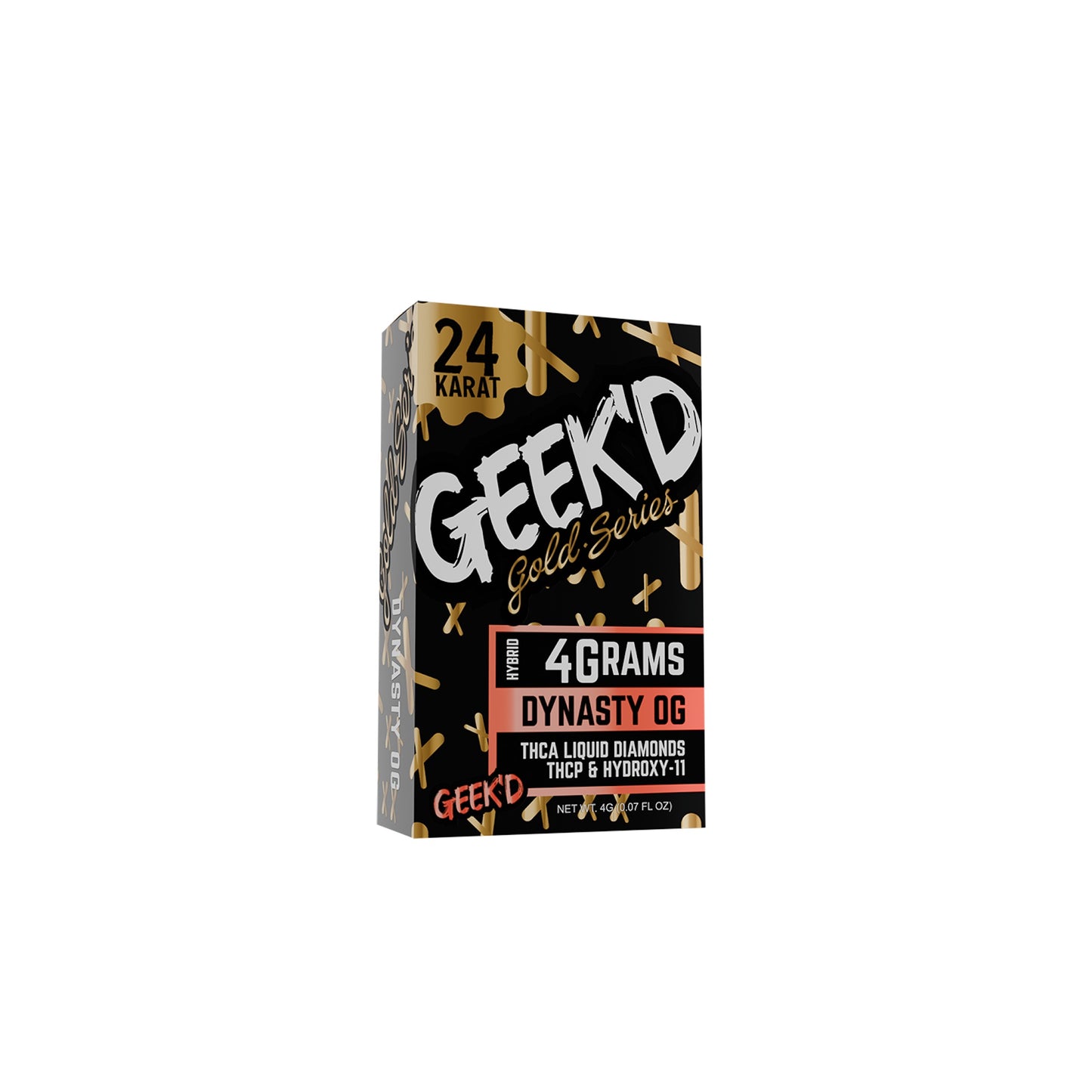 Geekd 24K Gold Series Vaporizer - 4000mg