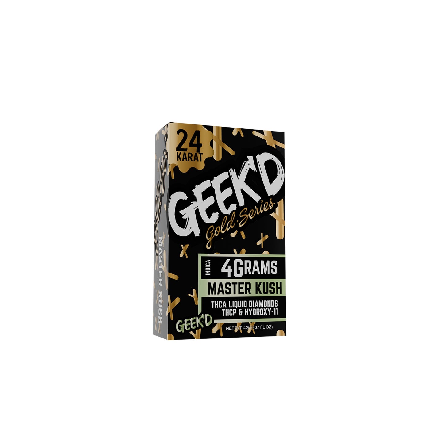 Geekd 24K Gold Series Vaporizer - 4000mg