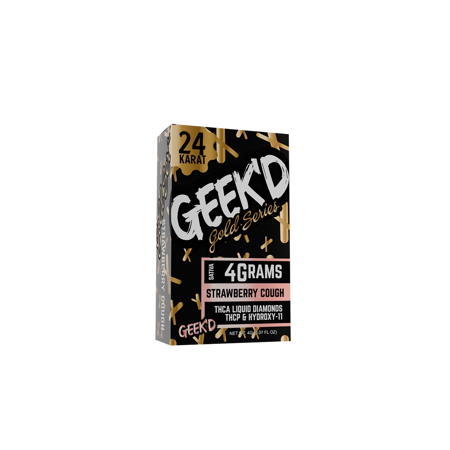 Geekd 24K Gold Series Vaporizer - 4000mg