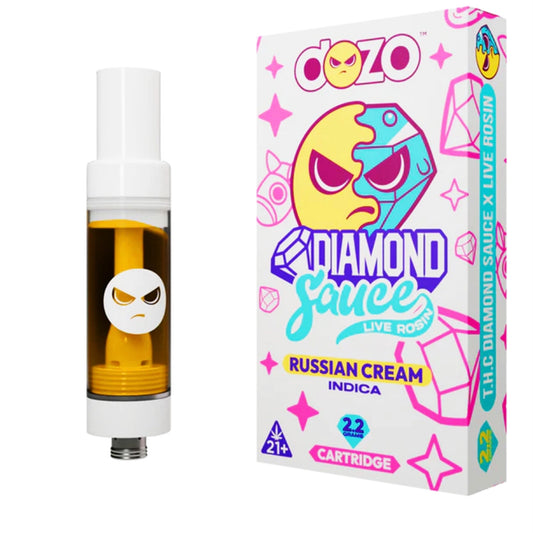 Dozo Diamond Sauce Russian Cream Cartridge - 2200mg