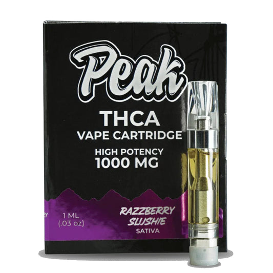 Peak THC-A Razzberry Slushie Cartridge - 1000mg