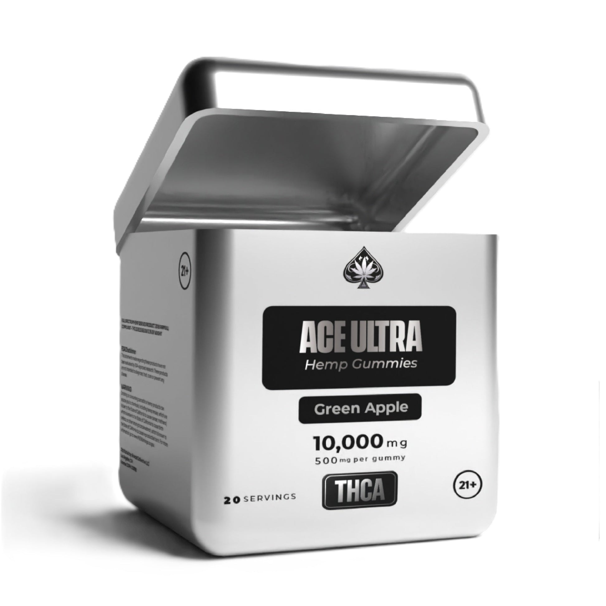 ACE Ultra Hemp THC-A Gummies - 10,000mg Green Apple