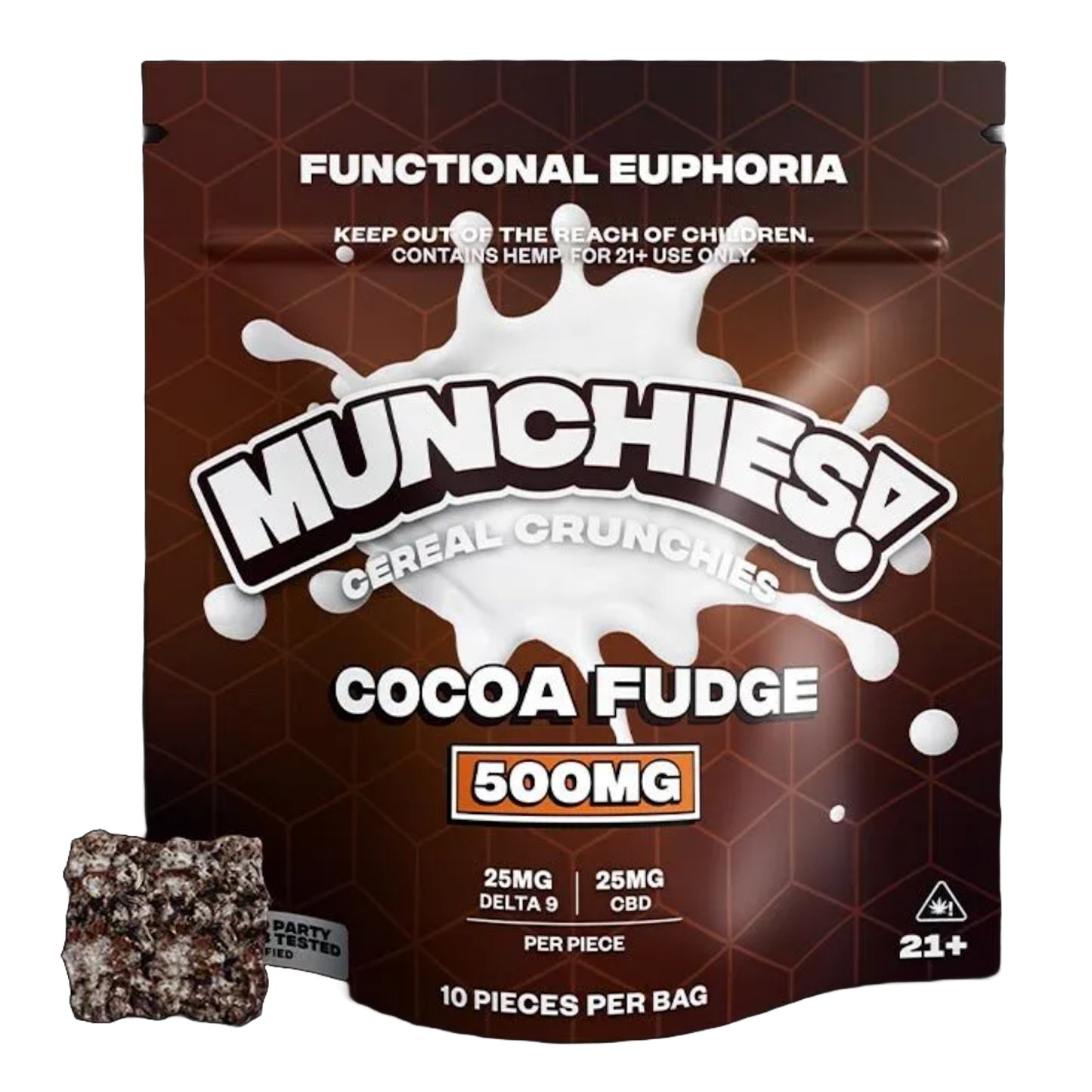 Munchies Delta 9 Cocoa Fudge Cereal Crunchies - 500mg