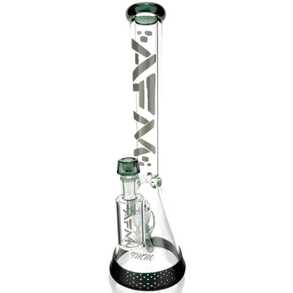 AFM Glass T582 Beaker Bong - 18in Black