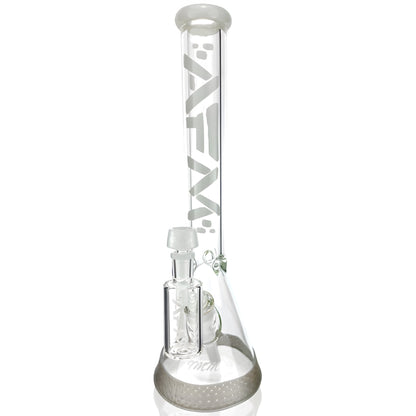 AFM Glass T582 Beaker Bong - 18in White