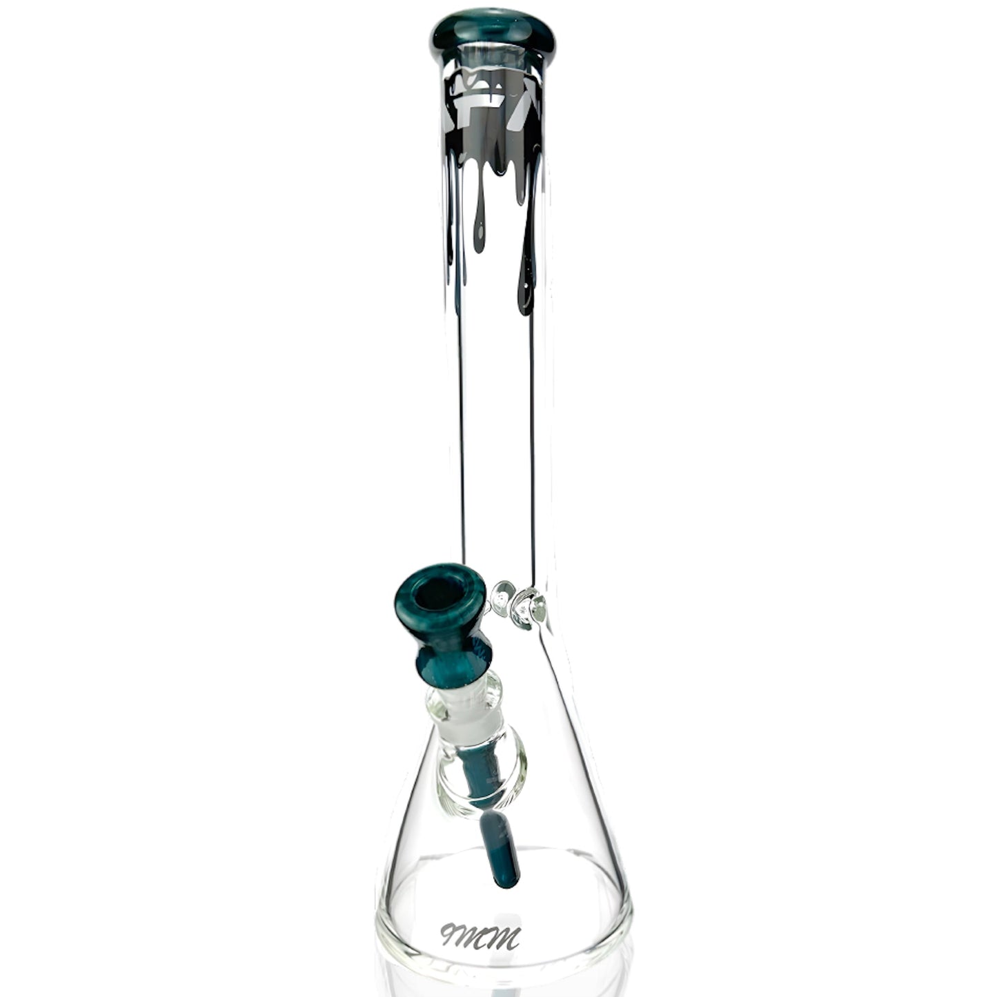 AFM Glass T583 Beaker Bong - 18in Black