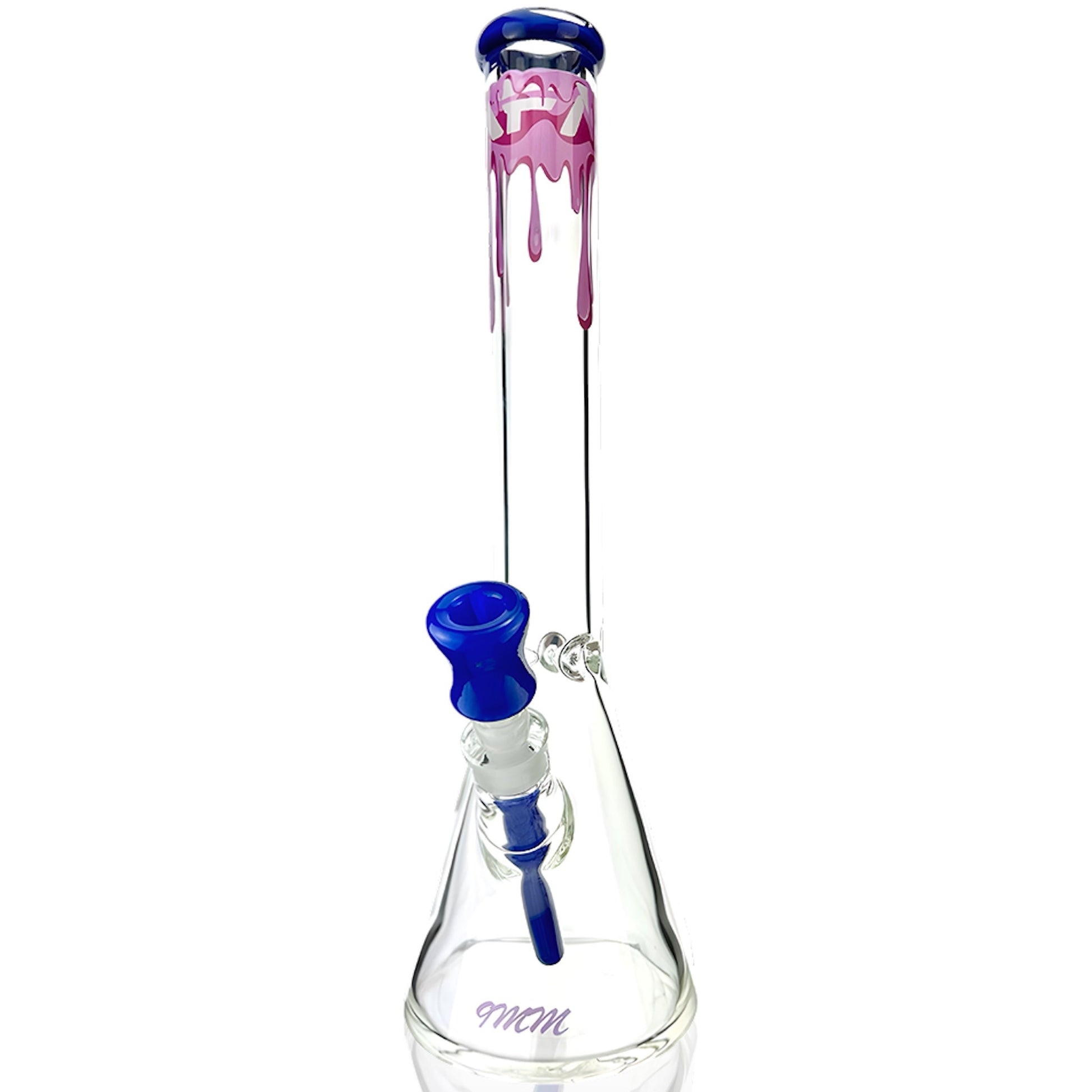 AFM Glass T583 Beaker Bong - 18in Purple