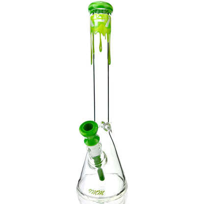 AFM Glass T583 Beaker Bong - 18in Green