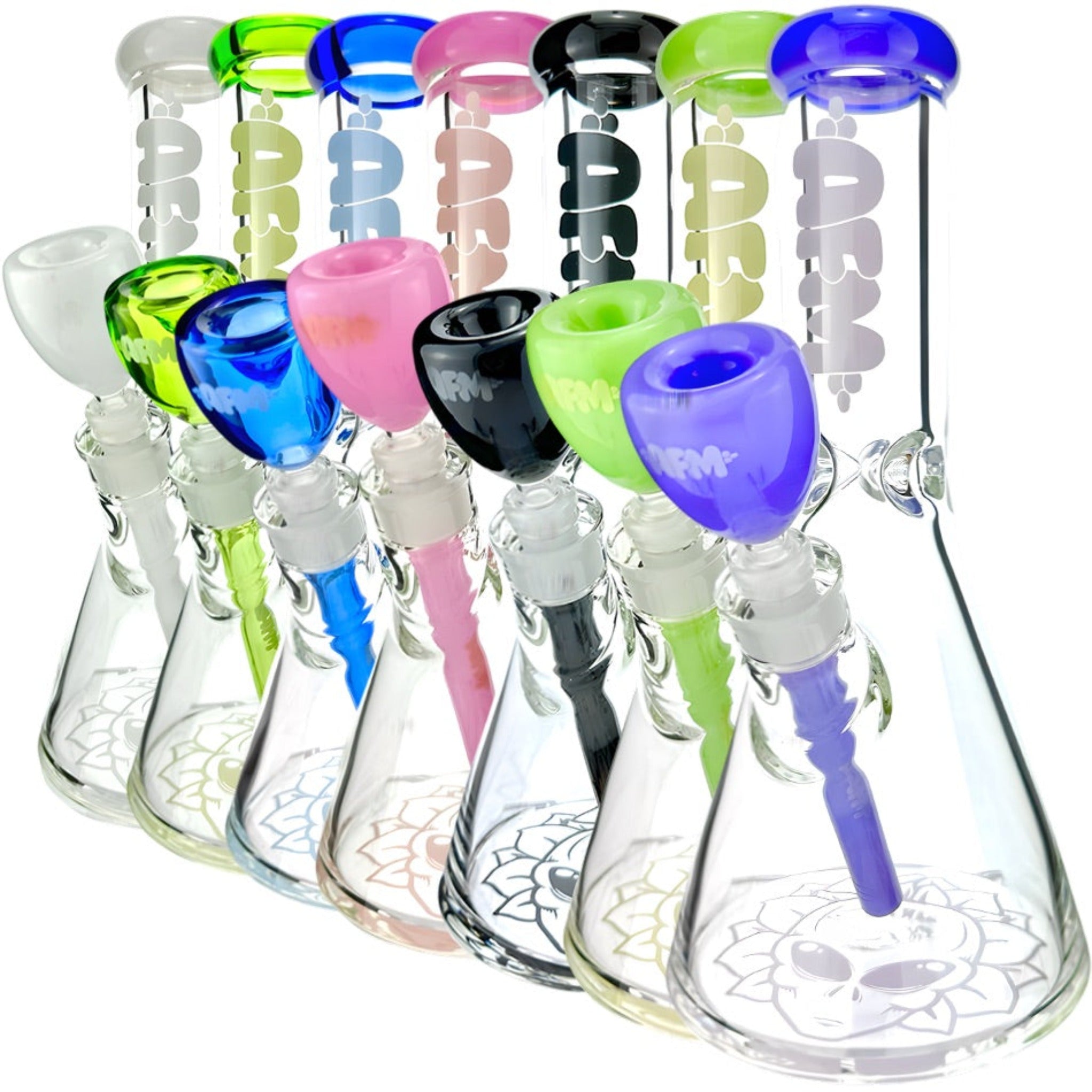 AFM Glass T587 Beaker Bong - 12in - Everything 420