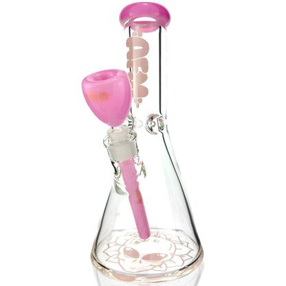 AFM Glass T587 Beaker Bong - 12in Pink