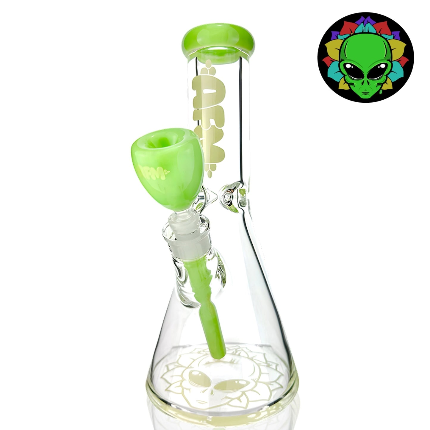 AFM Glass T587 Beaker Bong - 12in