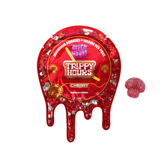 After Hours Trippy Hours Mushroom Gummies - 10,000mg Cherry