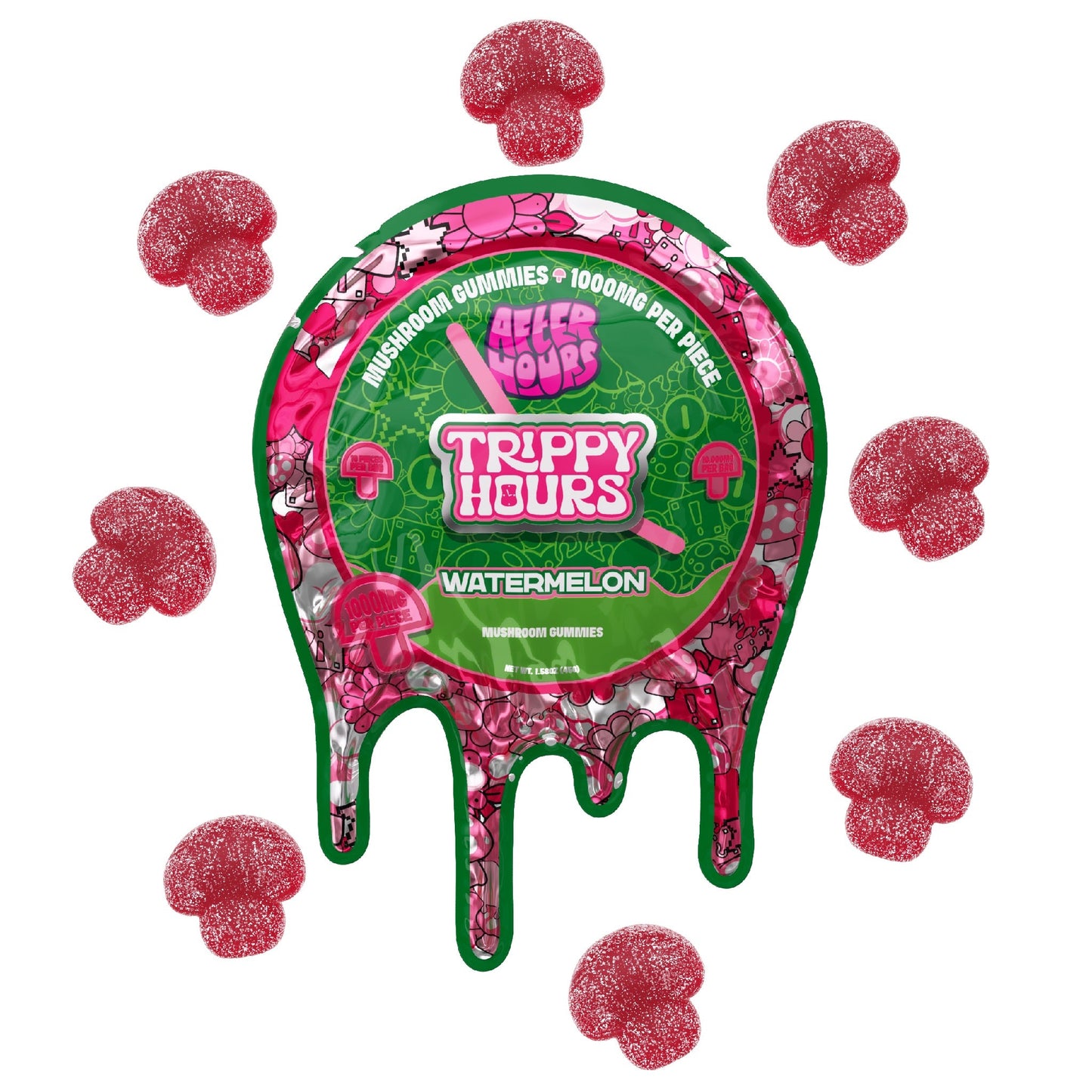 After Hours Trippy Hours Mushroom Gummies - 10,000mg