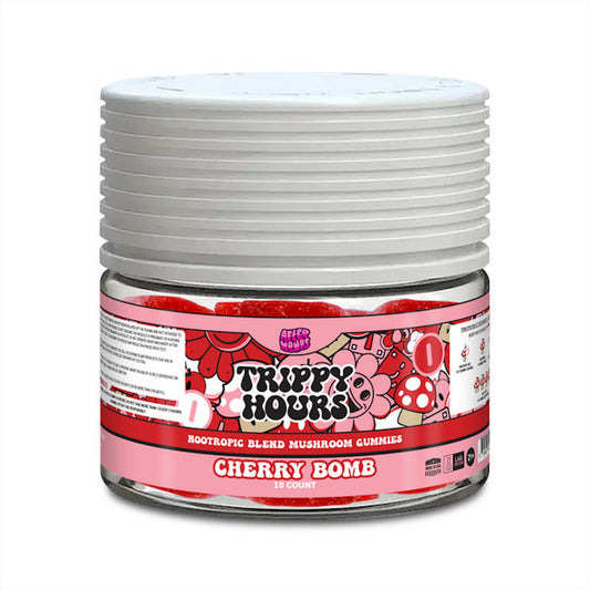 After Hours Trippy Hours Nootropic Blend Mushroom Gummies - 10ct Cherry Bomb