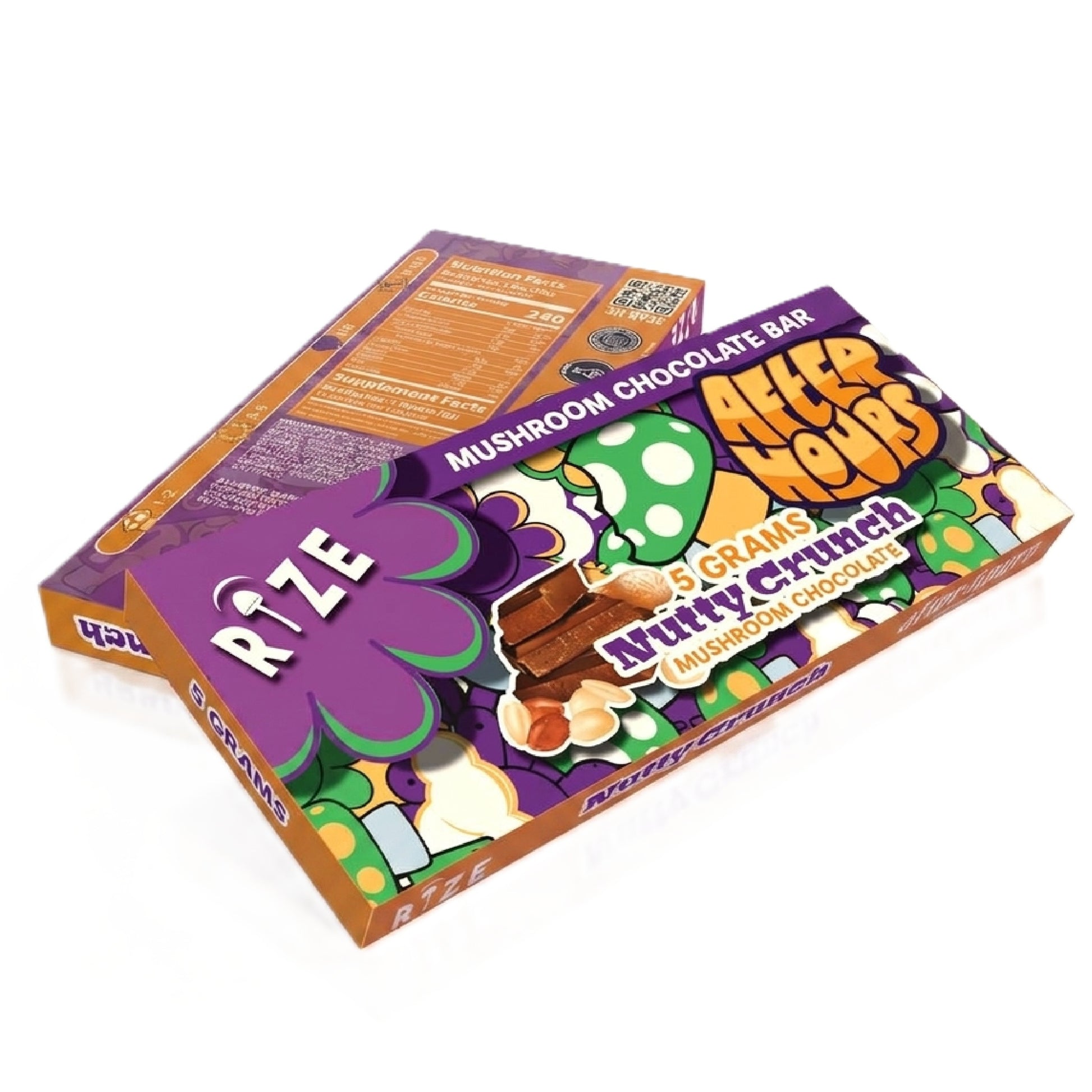 After Hours x Rize Magic Mushroom Chocolate Bar - 5g Nutty Crunch