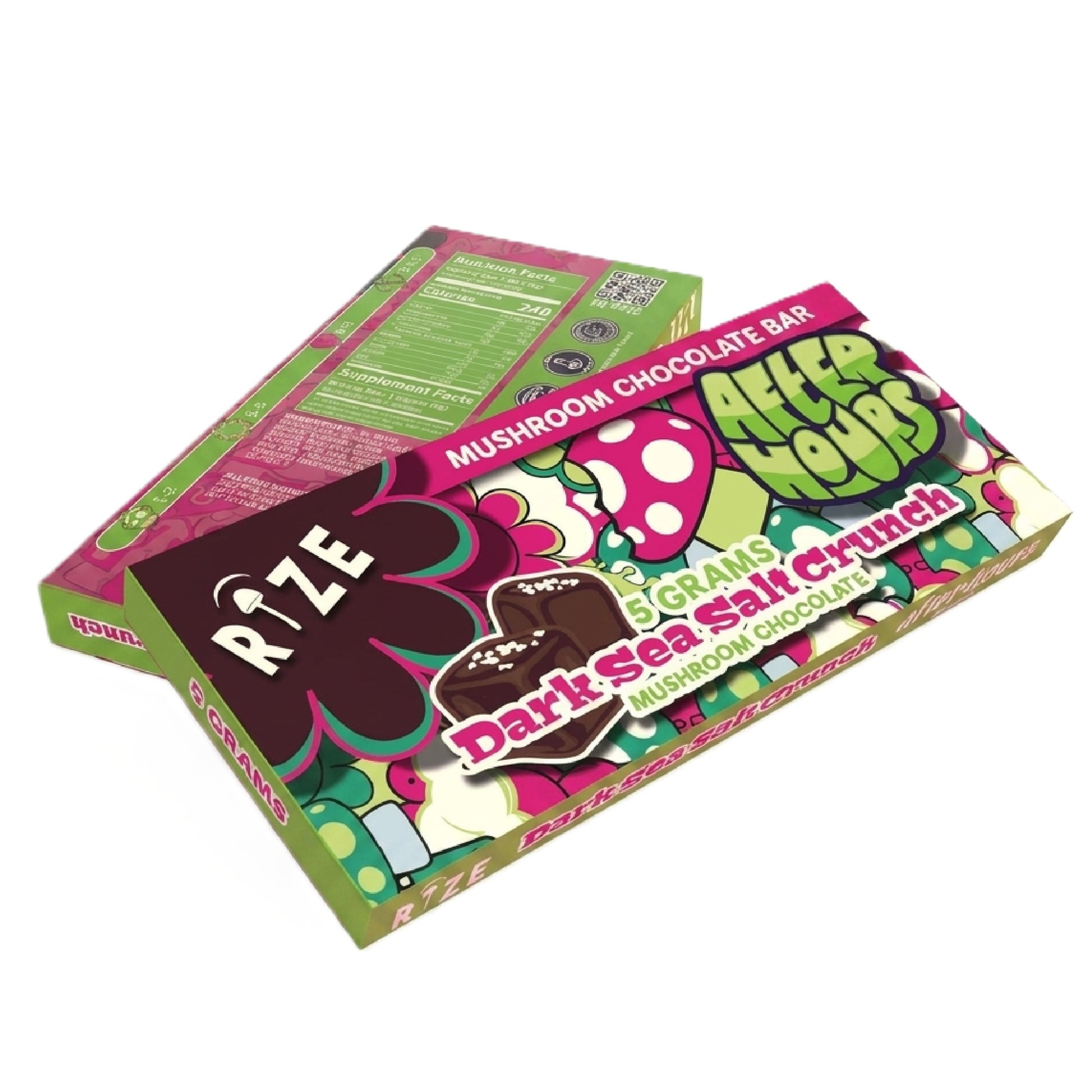 After Hours x Rize Magic Mushroom Chocolate Bar - 5g Dark Sea Salt Crunch