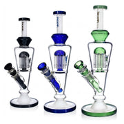 Armillary Percolator Bong - 12in