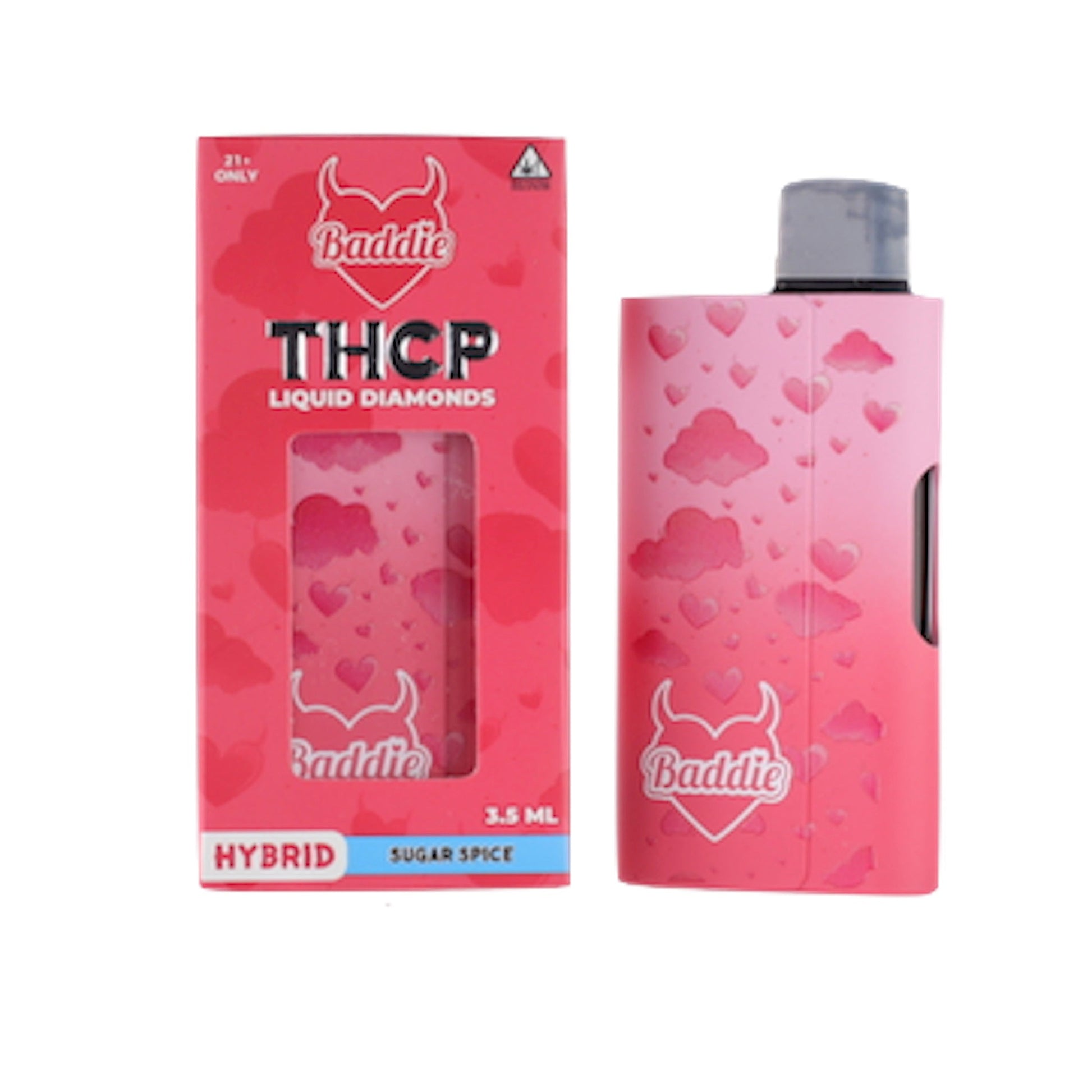 Baddie THC-P Liquid Diamonds Vaporizer - 3500mg Sugar Spice (H)