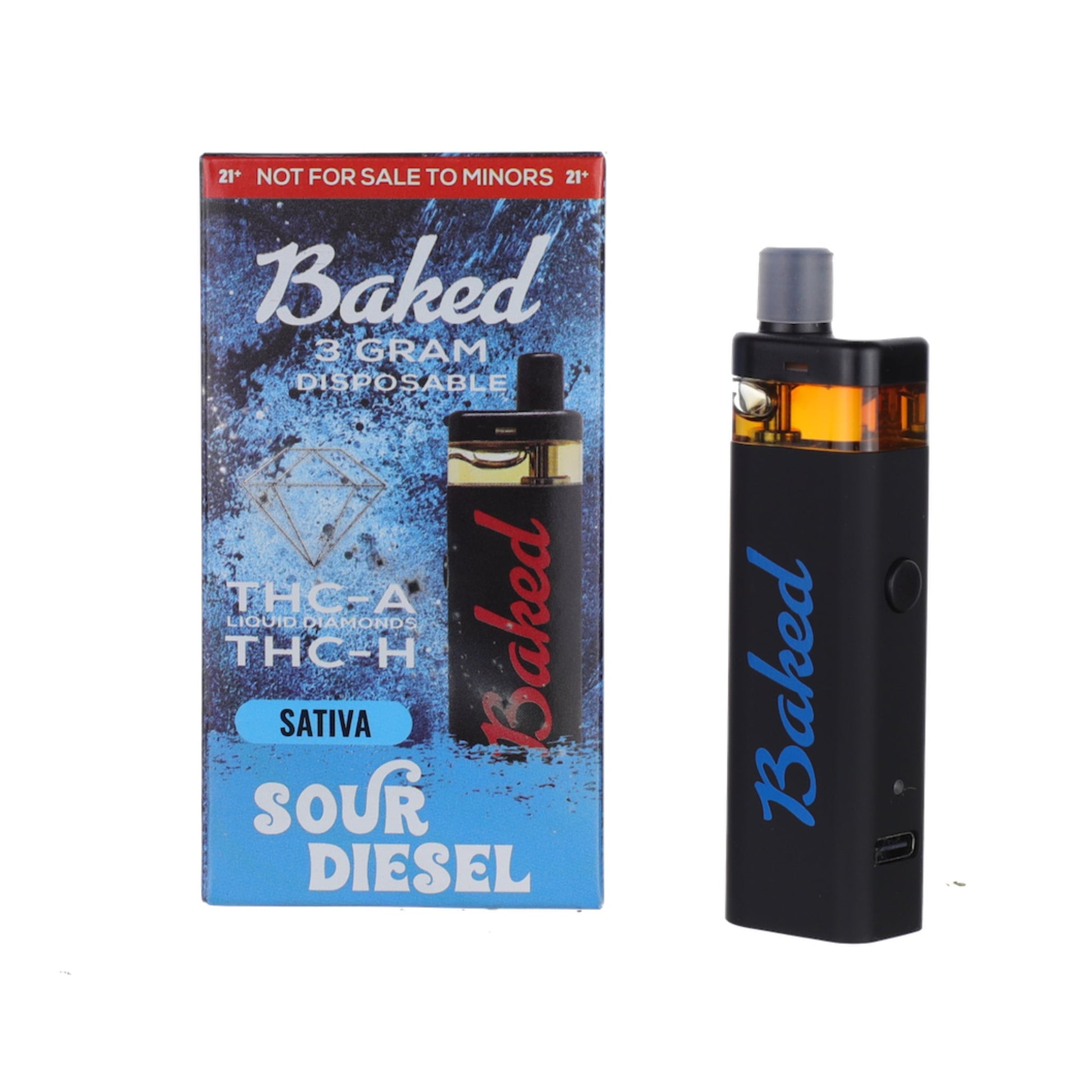 Baked THC-A + THC-P Liquid Diamonds Vaporizer - 3000mg - Everything 420 Baked THC-A + THC-P Liquid Diamonds Vaporizer - 3000mg - Everything 420