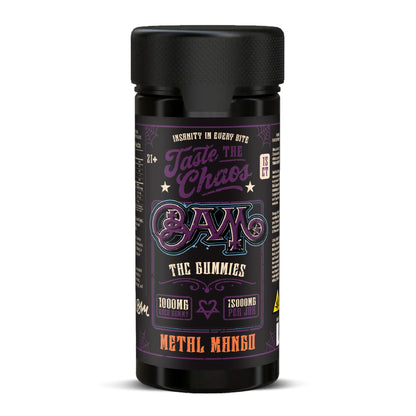 BAM THC Gummies - 15000mg Metal Mango