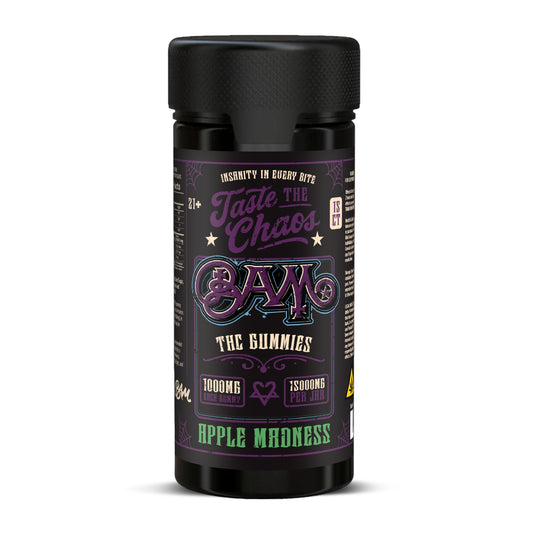 BAM THC Gummies - 15000mg Apple Madness