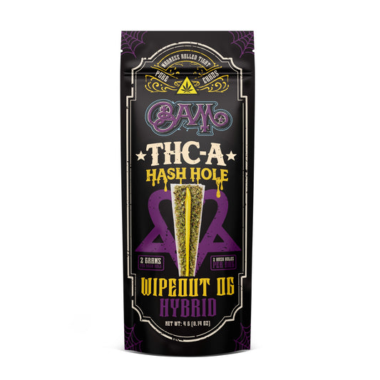 BAM THC Hash Holes - 4g (2ct) Wipeout OG (H) / 1 Pack