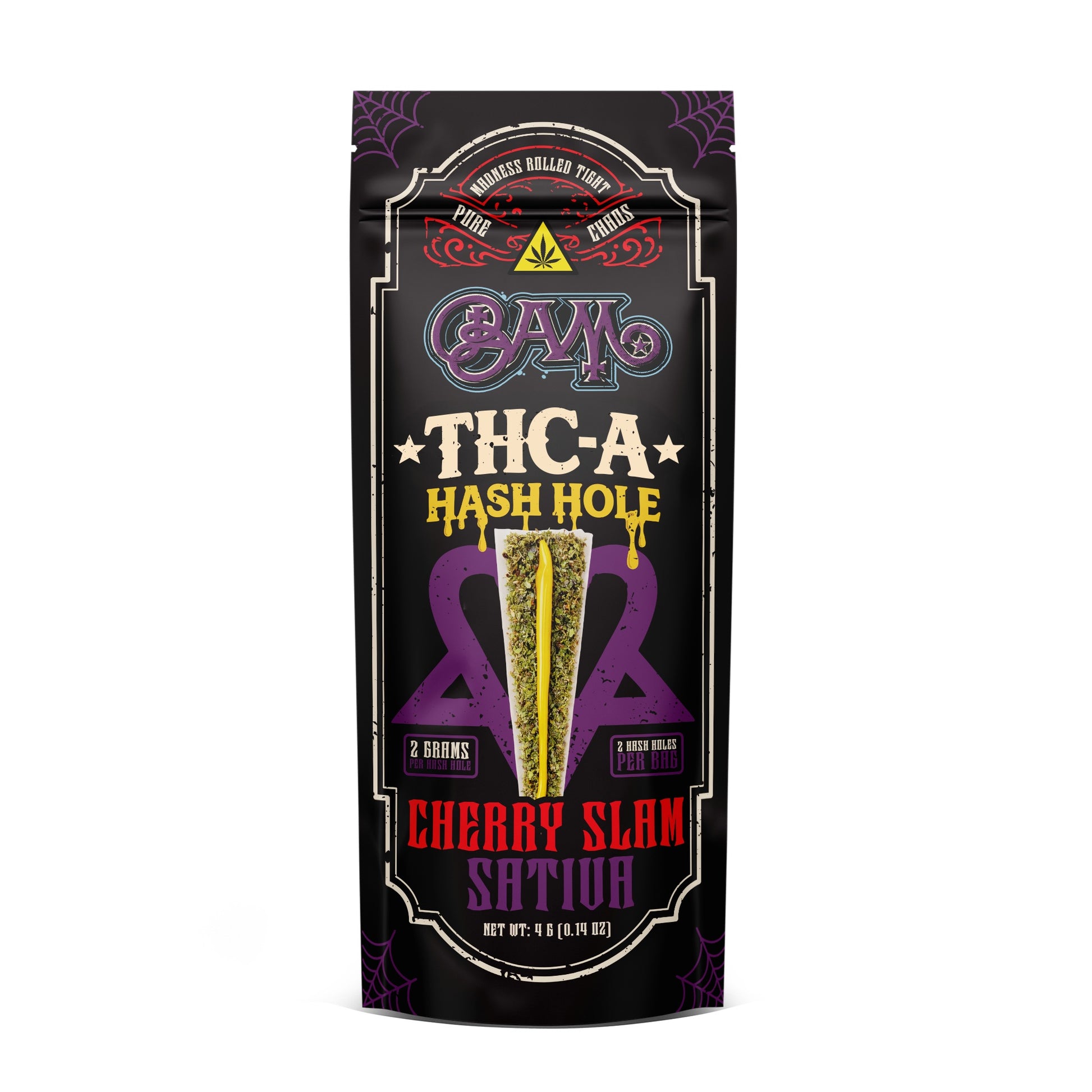 BAM THC Hash Holes - 4g (2ct) Cherry Slam (S) / 1 Pack