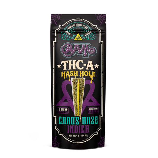BAM THC Hash Holes - 4g (2ct) Chaos Haze (I) / 1 Pack