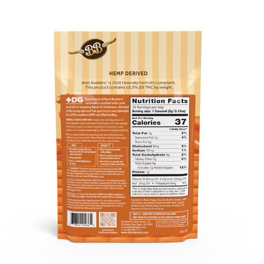 Best Budders THC Infused Caramels - 10ct