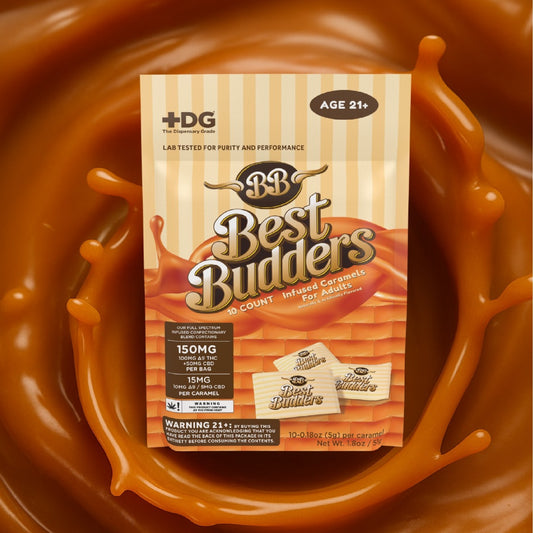 Best Budders THC Infused Caramels - 10ct